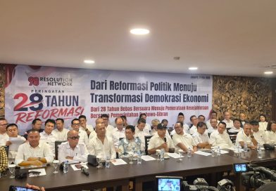 98 Resolution Network: Reformasi Harus Berlanjut ke Transformasi Demokrasi Ekonomi 98 Resolution Network: Reformasi Harus Berlanjut ke Transformasi Demokrasi Ekonomi